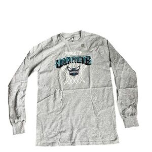 NBA Charlotte Hornets Gray Long Sleeve Tee